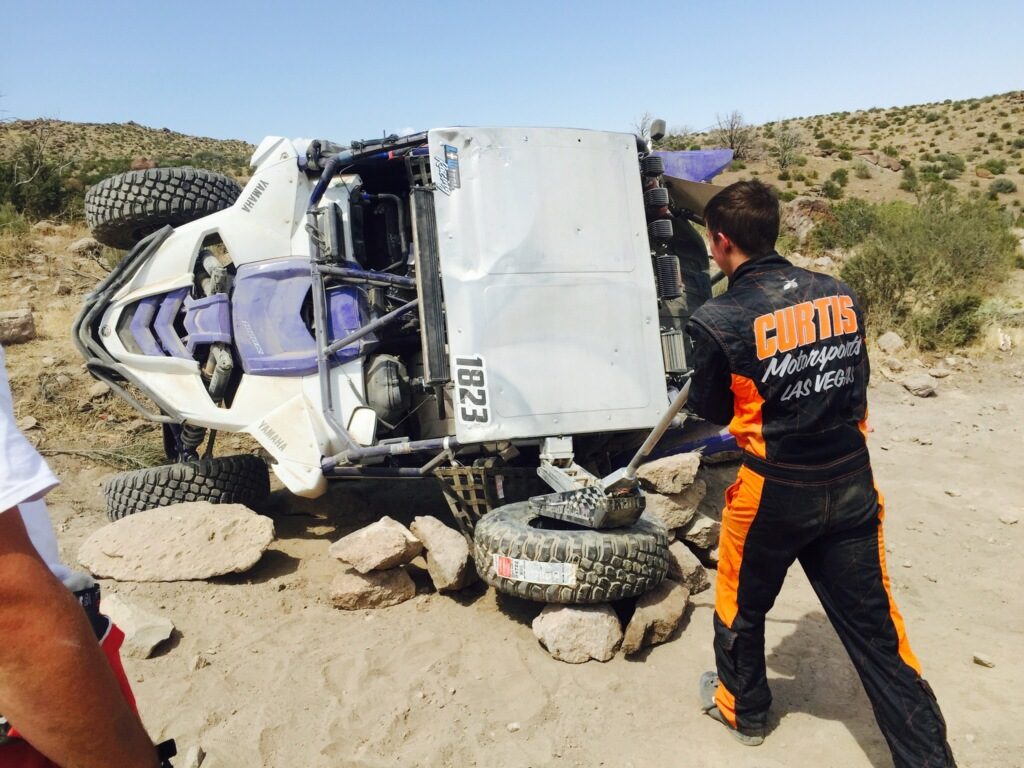 Yamaha YXZ1000R Fuel Cell works perfectly in rollover.